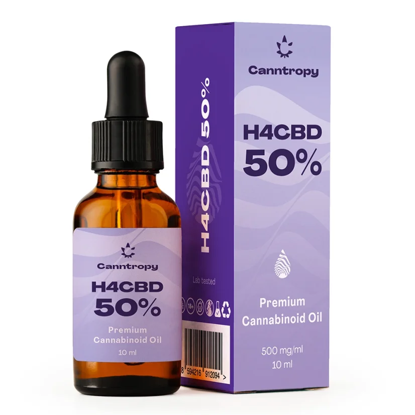 Canntropy H4CBD Premium Cannabinoid Oil - 50 %, 5000 mg, 10 ml