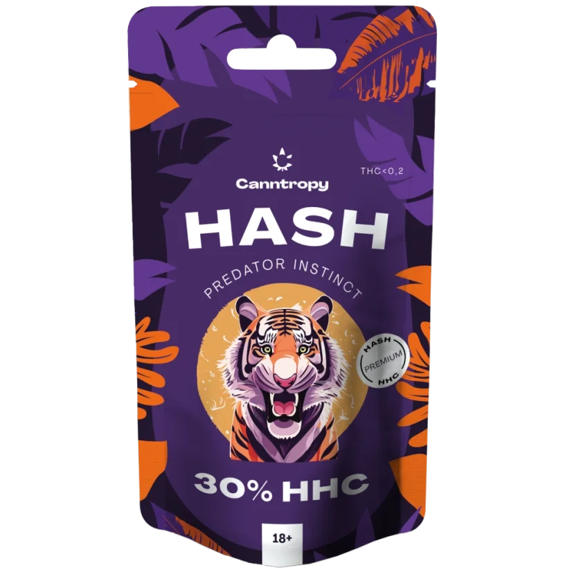 Canntropy HHC Hash Predator Instinct, 30% HHC, 1 g - 100 g
