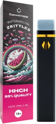 Canntropy HHCH - Bolígrafo vaporizador desechable Sandía Zkittles, calidad HHCH 95 %, 1 ml