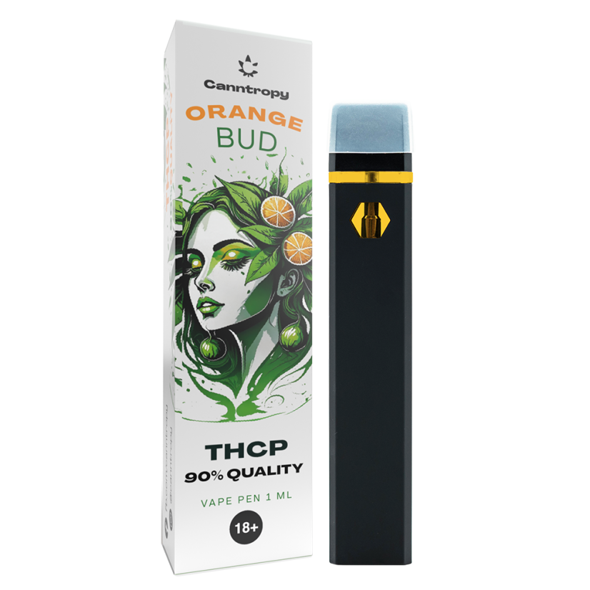 Canntropy THCP Vape Pen Orange Bud, THCP 90% ποιότητα, 1ml