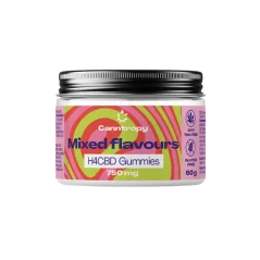 Canntropy H4CBD Augļu gumijas Garšu maisījums, 750 mg, 30 gab x 25 mg, 60 g