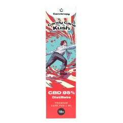 Canntropy CBD Disposable Vape Pen Candy Cane Kush, CBD 95 %, 1 ml