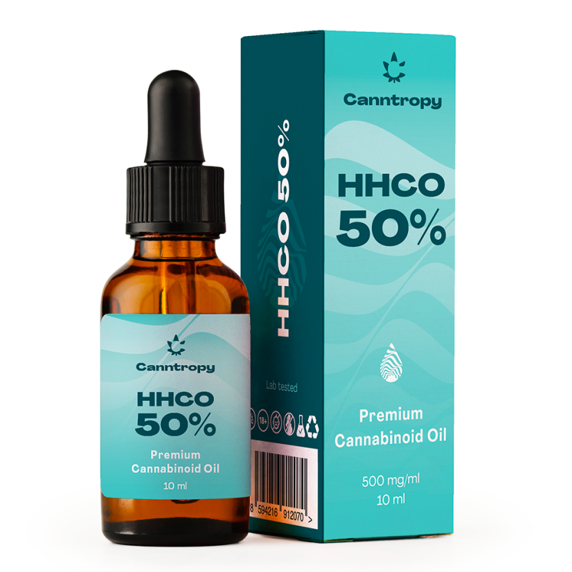 Canntropy HHC-O Olio di Cannabinoidi Premium - 50%, 5000 mg, 10 ml