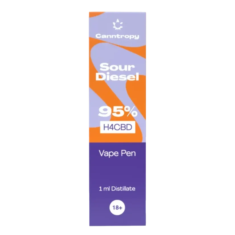 Canntropy H4CBD Caneta Vape Diesel Azedo 95 %, 1 ml