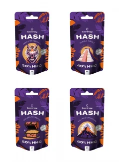 Canntropy HHC Hash bundle 30 to 60%, All in One Set - 4 x 1g to 100g