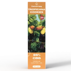 Canntropy CBG Vape Pen Tropicana süti, 95 % CBG, 1 ml