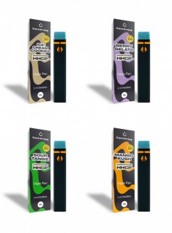 Canntropy Super Strong HHCP Vapes, All in One Set - 4 flavours x 1 ml