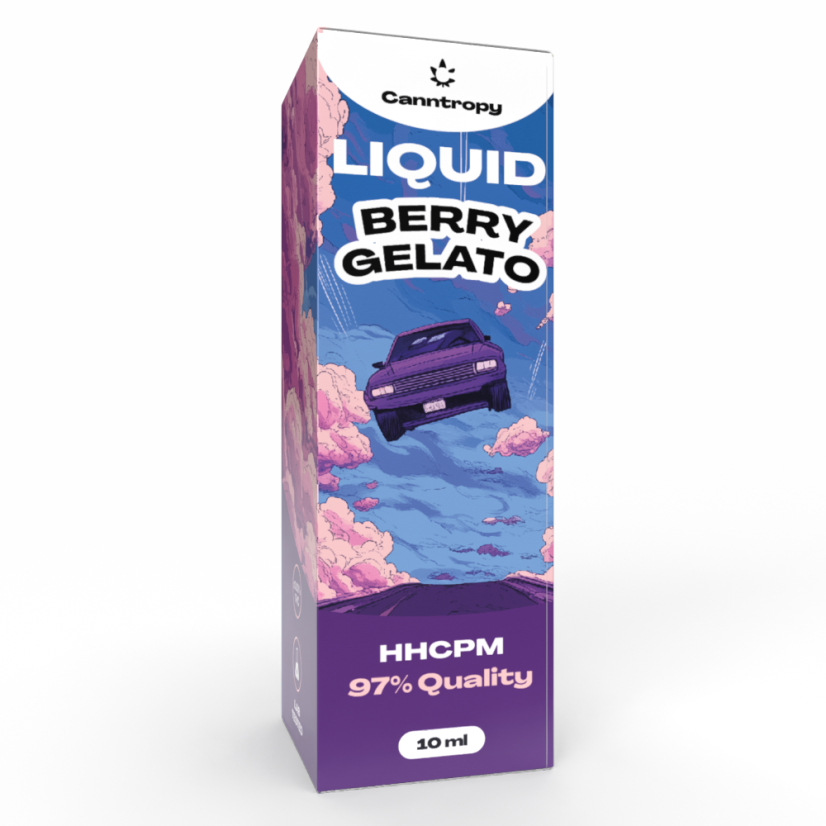 Canntropy HHCPM Liquid Berry Gelato, HHCPM 97% qualité, 10 ml