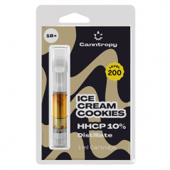 "Canntropy HHCP" kasetė "Ice Cream Cookies" - 10% HHCP, 85% CBD, 1 ml