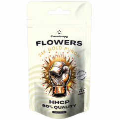 Kwiat Canntropy HHCP 24K Gold Punch 80% jakości, 1 g - 100 g