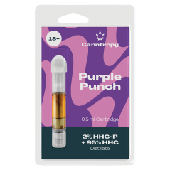 "Canntropy" HHC mišinio kasetė "Purple Punch", 2% HHC-P, 95% HHC, 0,5 ml