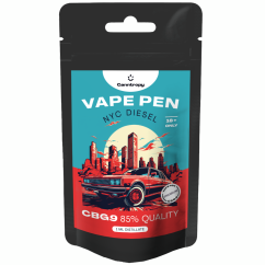 Canntropy CBG9 ühekordselt kasutatav Vape Pen NYC Diesel, CBG9 85% kvaliteet, 1 ml