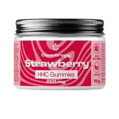 Canntropy HHC Fruit Gummies Aardbei, 250 mg HHC, 10 stuks x 25 mg, 70 g