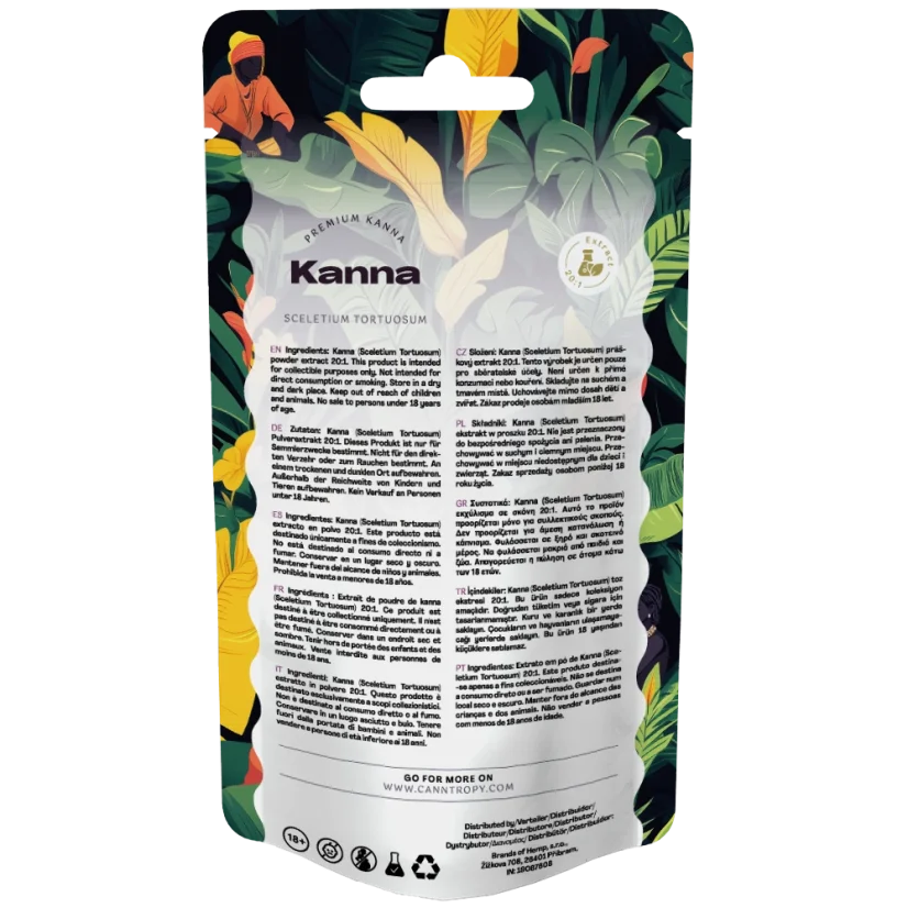 Canntropy Kanna (Sceletium Tortuosum) pulverextrakt 20x, 1g - 100g