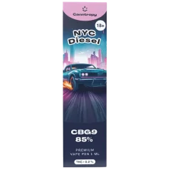 Canntropy Caneta Vape Descartável CBG9 NYC Diesel, CBG9 85% qualidade, 1 ml