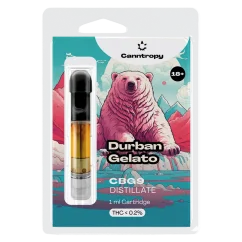 Canntropy CBG9 Cartridge Durban Gelato, CBG9 85% quality, 1 ml