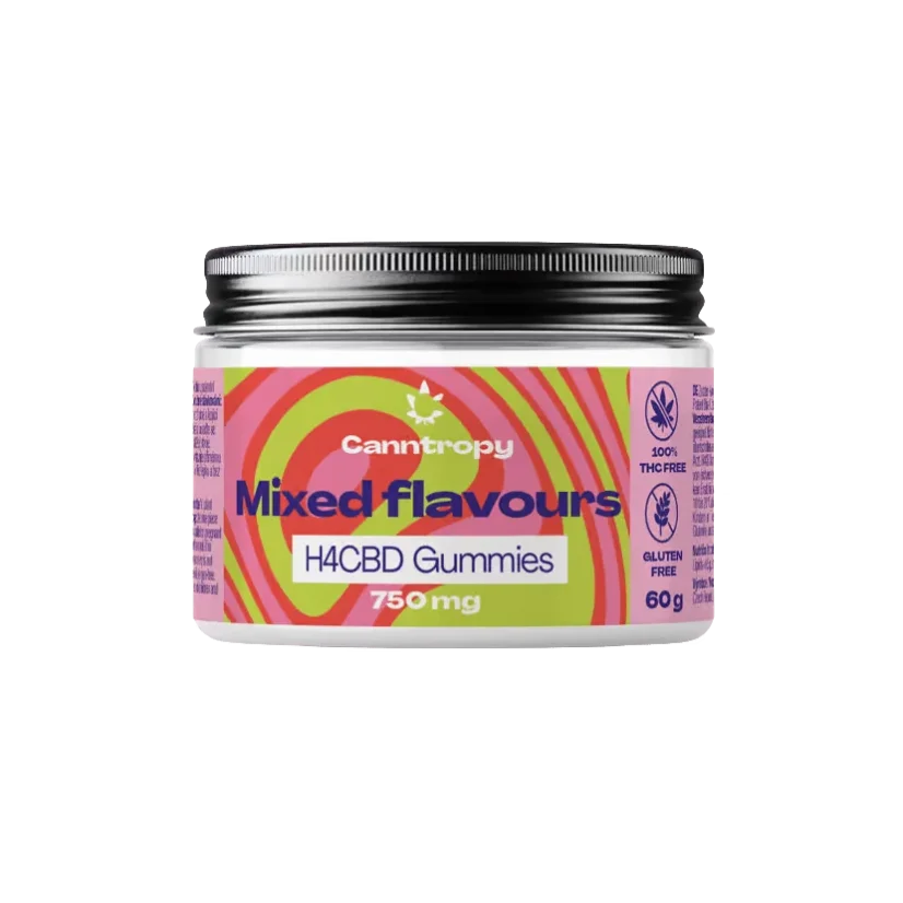 Canntropy H4CBD Καρπός Ούλες Γεύση Μείγμα, 750 mg, 30 τεμ Χ 25 mg, 60 σολ