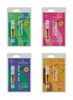 Canntropy HHCPO Cartriges, All in One Set - 4 flavours x 1 ml