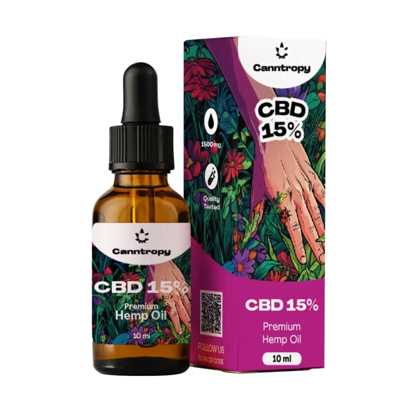 Canntropy CBD Έλαιο Κάνναβης, 15%, 1500mg, 10ml