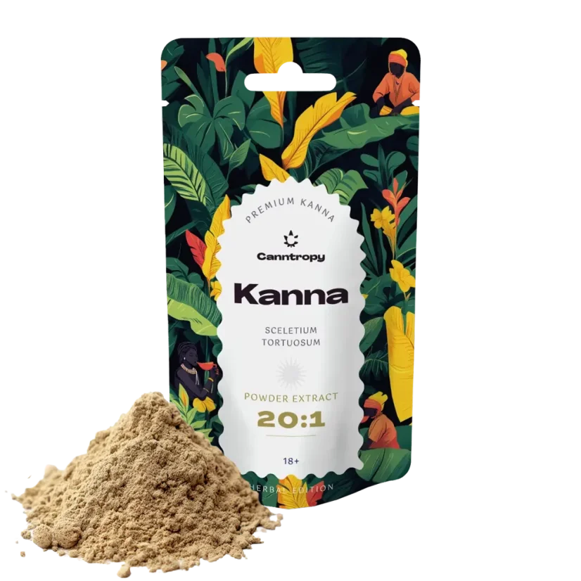 Canntropy Kanna (Sceletium Tortuosum) pulverextrakt 20x, 1g - 100g