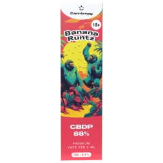Canntropy CBDP Vape Pen Banana Runtz, CBDP 88% quality, 1 ml