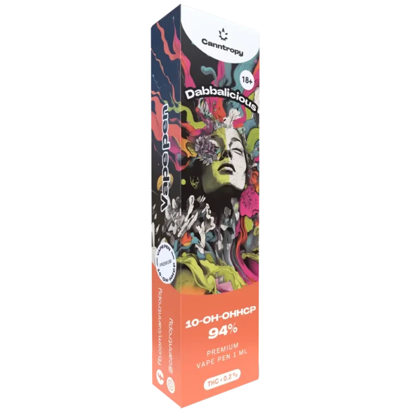 Canntropy 10-OH-HHCP Vape Pen Dabbalicious, 10-OH-HHCP 94% quality, 1 ml