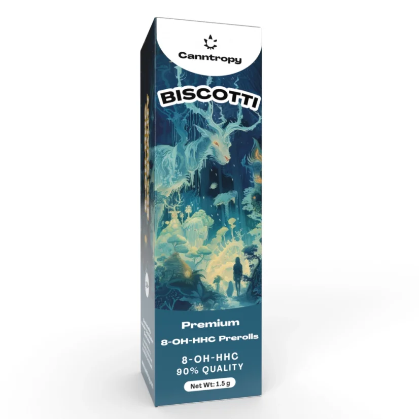 Canntropy 8-OH-HHC Prerolls Biscotti, 8-OH-HHC 90% ποιότητα, 1,5 γρ.