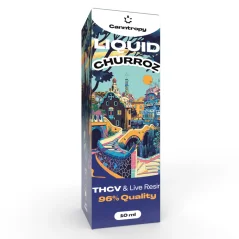 Canntropy Terpenos de resina viva THCV Liquid Churroz, calidad THCV 96%, 10 ml