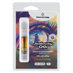 Canntropy THCV-patron Jealousy OG levende harpiks terpener, THCV 96% kvalitet, 1 ml