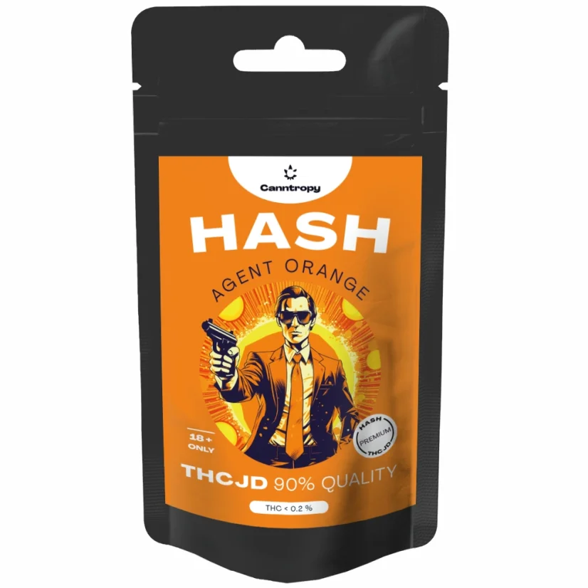 Canntropy THCJD Hash Agent Orange, THCJD 90%-os minőség, 1 g - 5 g