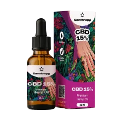 Canntropy CBD Konopný Olej, 15%, 1500mg, 10ml