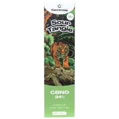 Canntropy Jednorazowy długopis Vape CBNO Sour Tangie, jakość CBNO 94%, 1 ml
