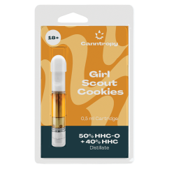 Cartucho Canntropy HHC Blend Girl Scout Cookies, 50% HHC-O, 40% HHC, 0,5 ml