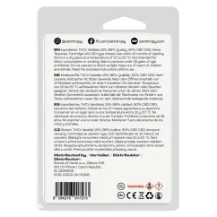 Canntropy THCV Cartridge Super Lemon Haze live resin terpenes, THCV 96% quality, 1 ml