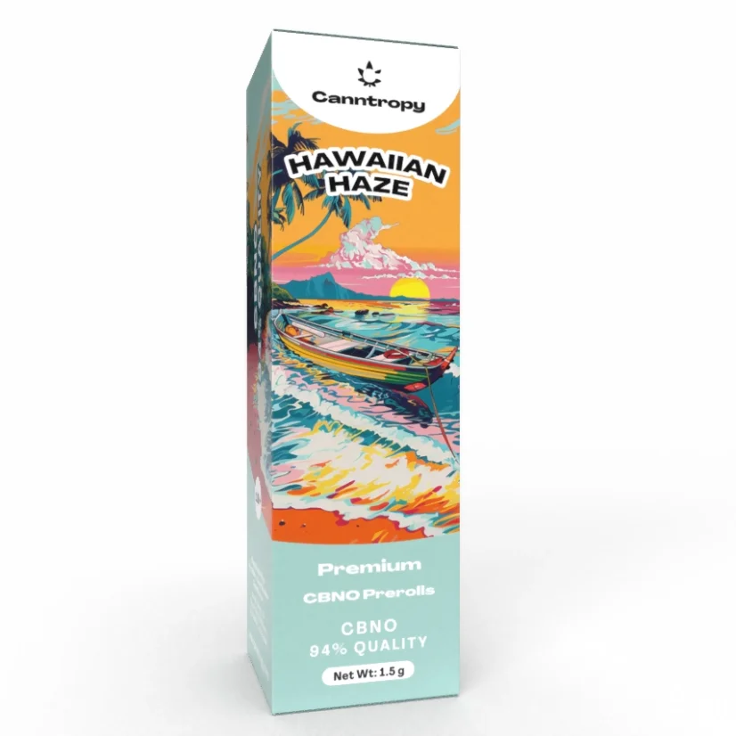 Canntropy CBNO Prerolls Hawaiian Haze, CBNO 94% calitate, 1,5 g