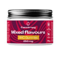 Canntropy HHC Fruit Gummies Smaakmix, 250 mg HHC, 10 stuks x 25 mg, 70 g