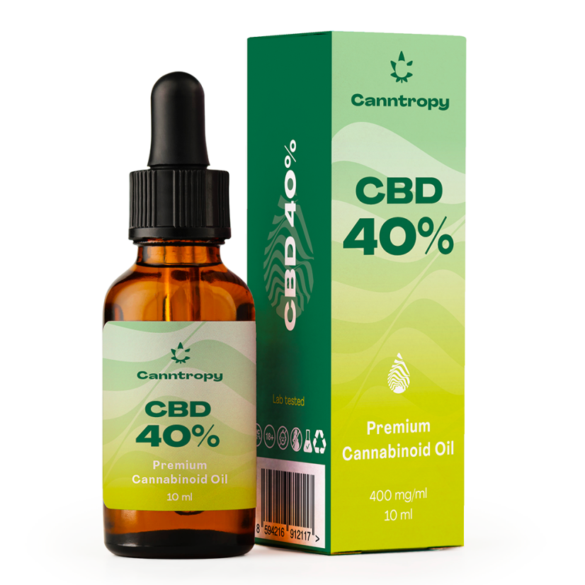 Canntropy CBD Premium Cannabinoid Öl - 40 %, 4000 mg, 10 ml