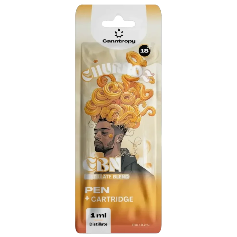 Canntropy CBN Στυλό + Φυσίγγιο Churroz, CBN 95 %, 1 ml