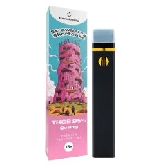 Canntropy THCB Vape Pen Strawberry Shortcake, THCB 95% quality, 1 ml