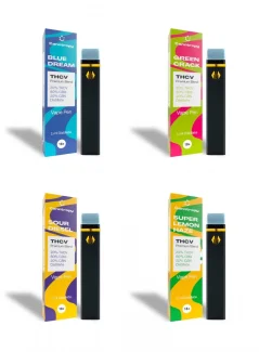 Canntropy THCV Vapes, All in One Set - 4 arome x 1 ml