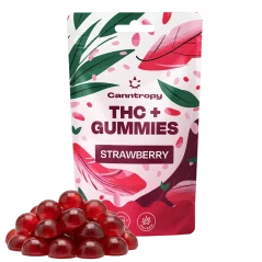 Canntropy THC+ kummikommid maasika, 30 tk x 5 mg, 150 g