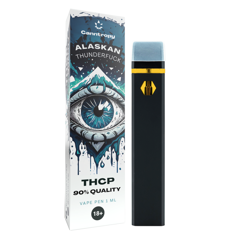 Canntropy THCP Vape Pen Alaskan Thunderfuck, THCP 90% qualità, 1ml