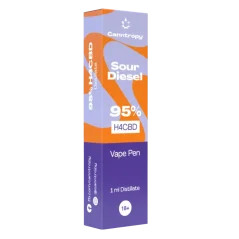 Canntropy H4CBD Vape Pen Sour Diesel 95%, 1 ml