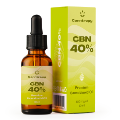 Canntropy CBN Olio di Cannabinoidi Premium - 40%, 4000 mg, 10 ml