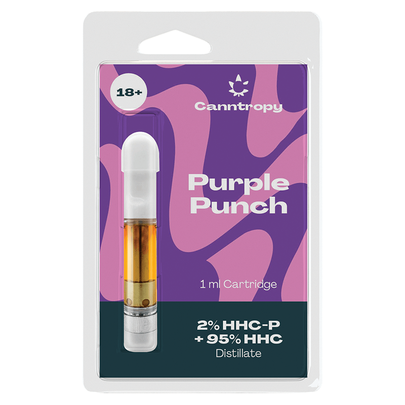 Canntropy HHC Blend padrun Purple Punch, 2% HHC-P, 95% HHC, 1 ml