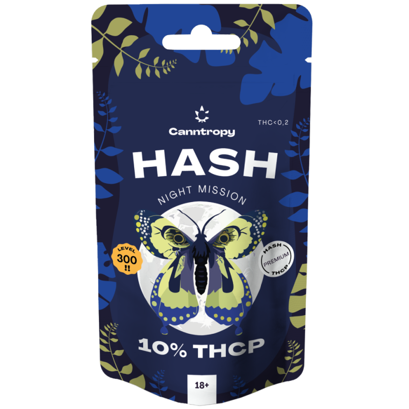 "Canntropy THCP Hash Night Mission", 10% THCP, 1 g - 100 g