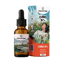 Canntropy CBD Konopný Olej, 5%, 500mg, 10ml