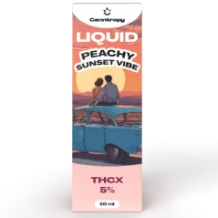 Canntropy THCX Liquid Peachy Sunset Vibe, THCX 5 %, 10 ml