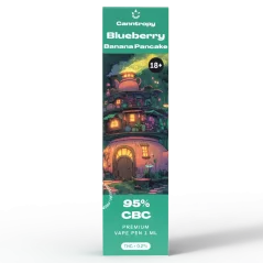 Canntropy CBC Vape Pen Blueberry Banana Pancake, 95 % CBC, 1ml