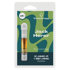 Canntropy HHC Blend patruuna Jack Herer, 1% HHC-P, 96% HHC, 0,5 ml